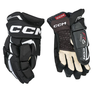 Shop CCM Junior JETSPEED FT6 Pro Hockey Player Gloves Black/White Edmonton Canada Store