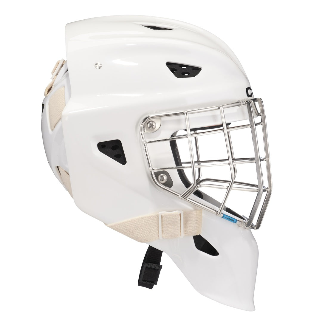 CCM Senior Axis F9 Hockey Goalie Mask white
