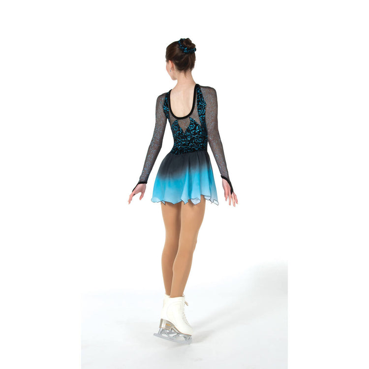 Shop Jerry's Women's 73 Tinged With Turquoise Figure Skating Dress Black/Turquoise Edmonton Canada Store