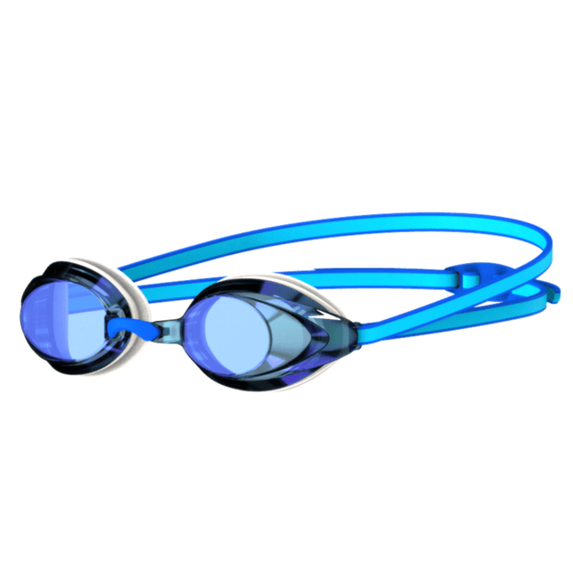 Speedo Vanquisher 2.0 Mirrored Swim Goggle White/Celeste/Iris