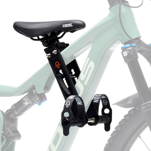 Kids Ride Shotgun MTB On Frame Front Child Seat black