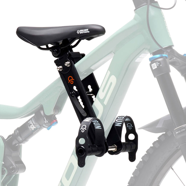 Kids Ride Shotgun MTB On Frame Front Child Seat black