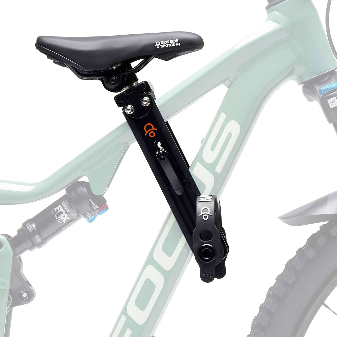 Kids Ride Shotgun MTB On Frame Front Child Seat black