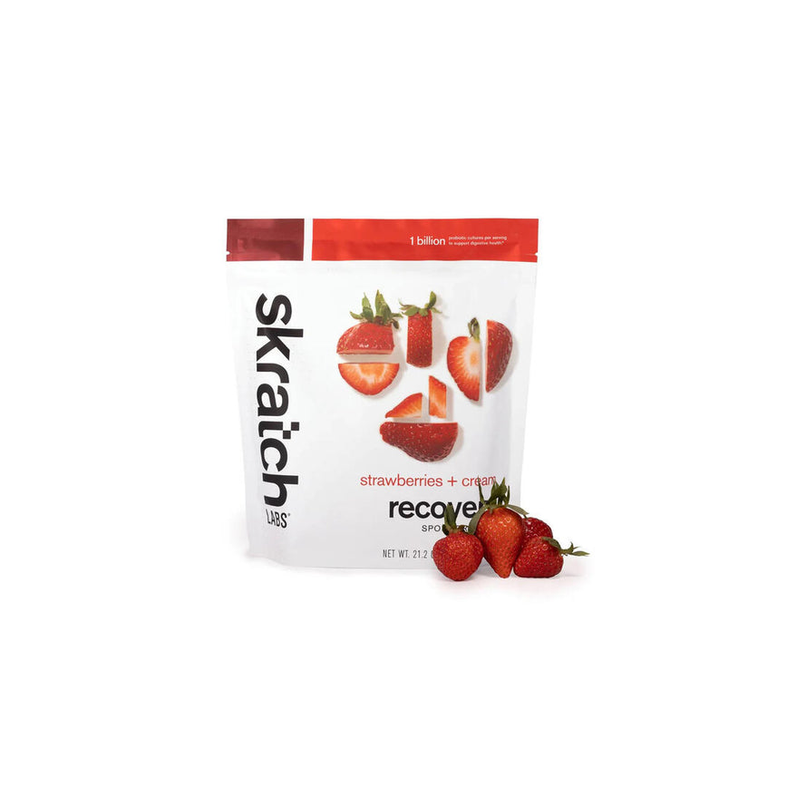 Skratch Labs Recovery Drink Mix (600 g) Strawberries and Cream