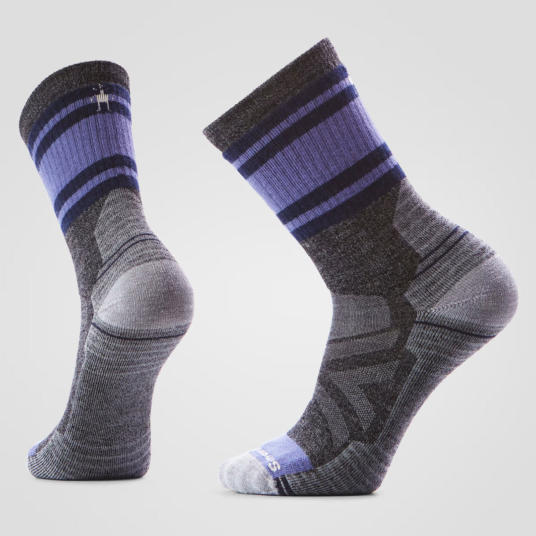 Smartwool Men's Hike Full Cushion Lolo Crew Socks medium grey purple
