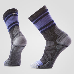 Smartwool Men's Hike Full Cushion Lolo Crew Socks medium grey purple