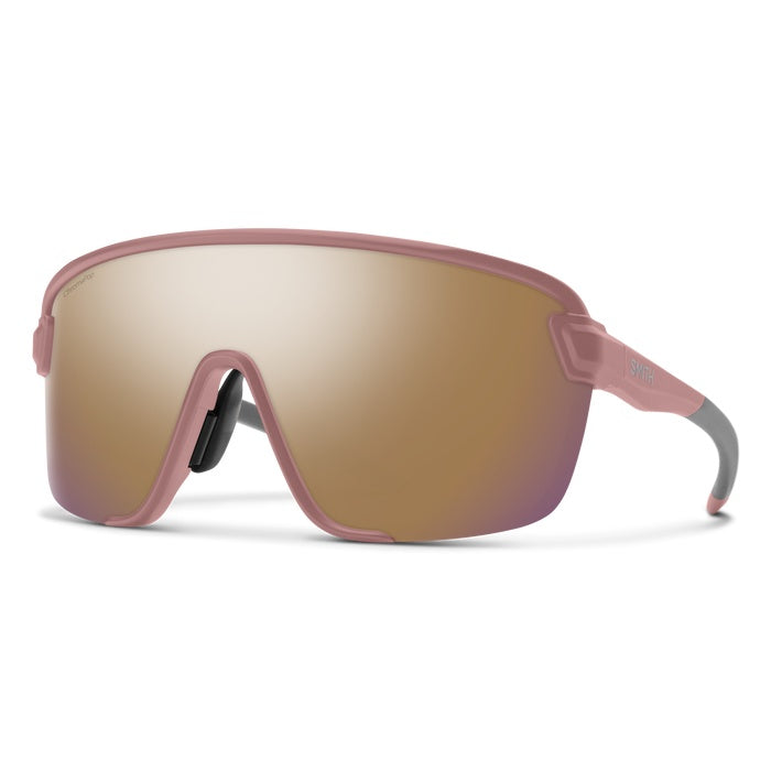 SMITH Bobcat Sunglasses matte chalk rose chromapop rose pink gold mirror