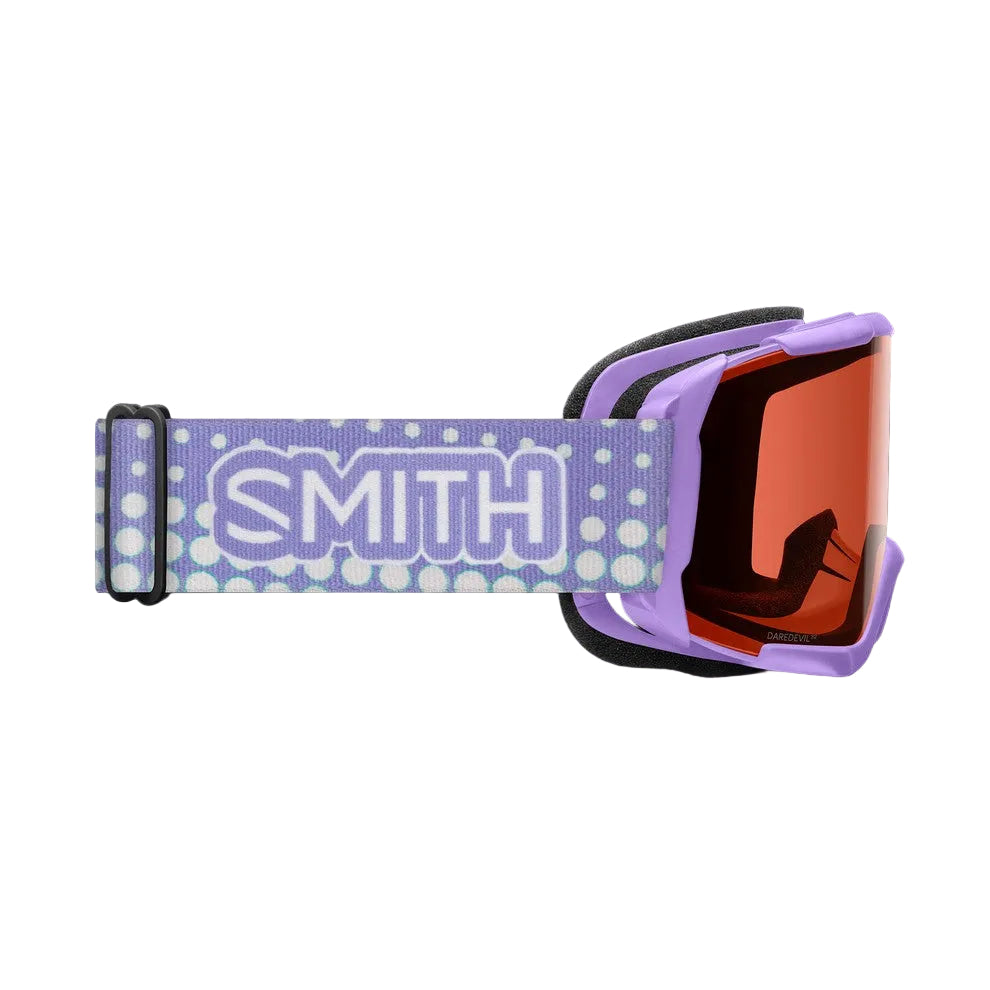 SMITH Junior Daredevil Ski Goggle Light Lavender Dot Clouds RC36 Lens