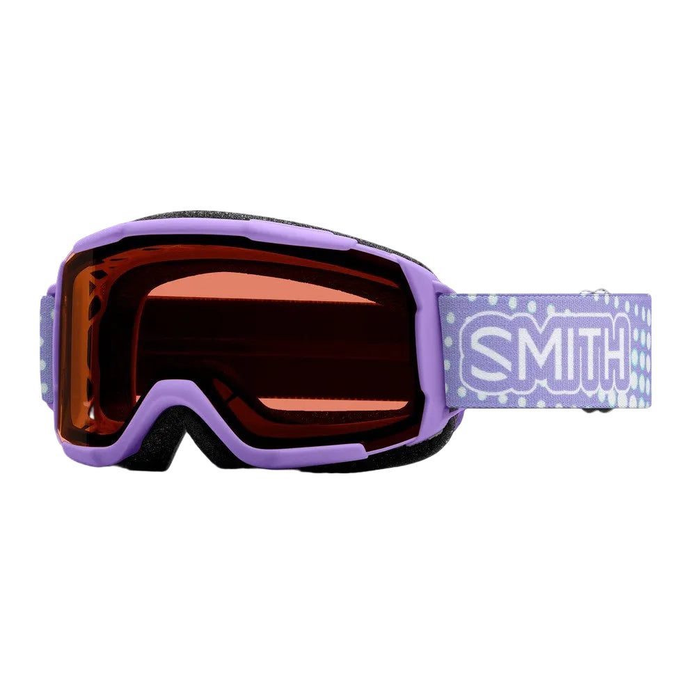 SMITH Junior Daredevil Ski Goggle Light Lavender Dot Clouds RC36 Lens