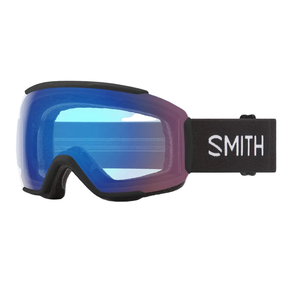 SMITH Sequence OTG Ski Goggle Black ChromaPop Storm Rose Flash Lens