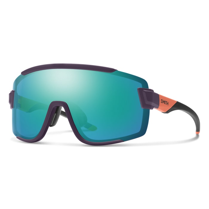 SMITH Wildcat Sunglasses matte purple cinder hi viz chromapop opal mirror blue
