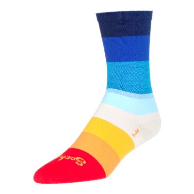 SockGuy 70's 6" Crew Bike Sock