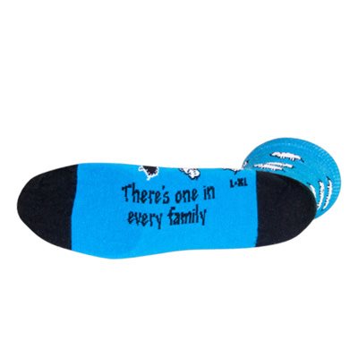 SockGuy Black Sheep Wool 6" Crew Bike Sock
