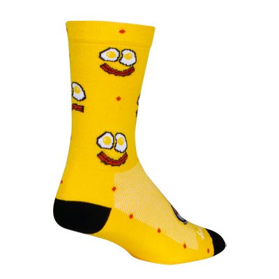 SockGuy Eggstatic 6" Crew Bike Sock