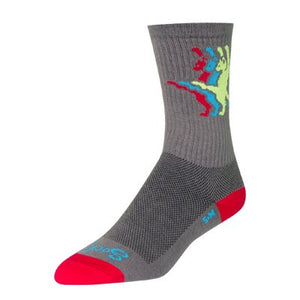 SockGuy Kat-Fu 6" Crew Bike Sock