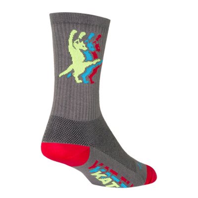 SockGuy Kat-Fu 6" Crew Bike Sock
