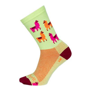 SockGuy Mo'Llamas 6" Crew Bike Sock