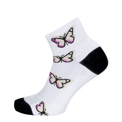 SockGuy Women's Butterfly 2" Bike Sock