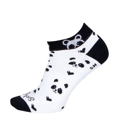SockGuy Women's Classic Low 1" Bike Sock Panda