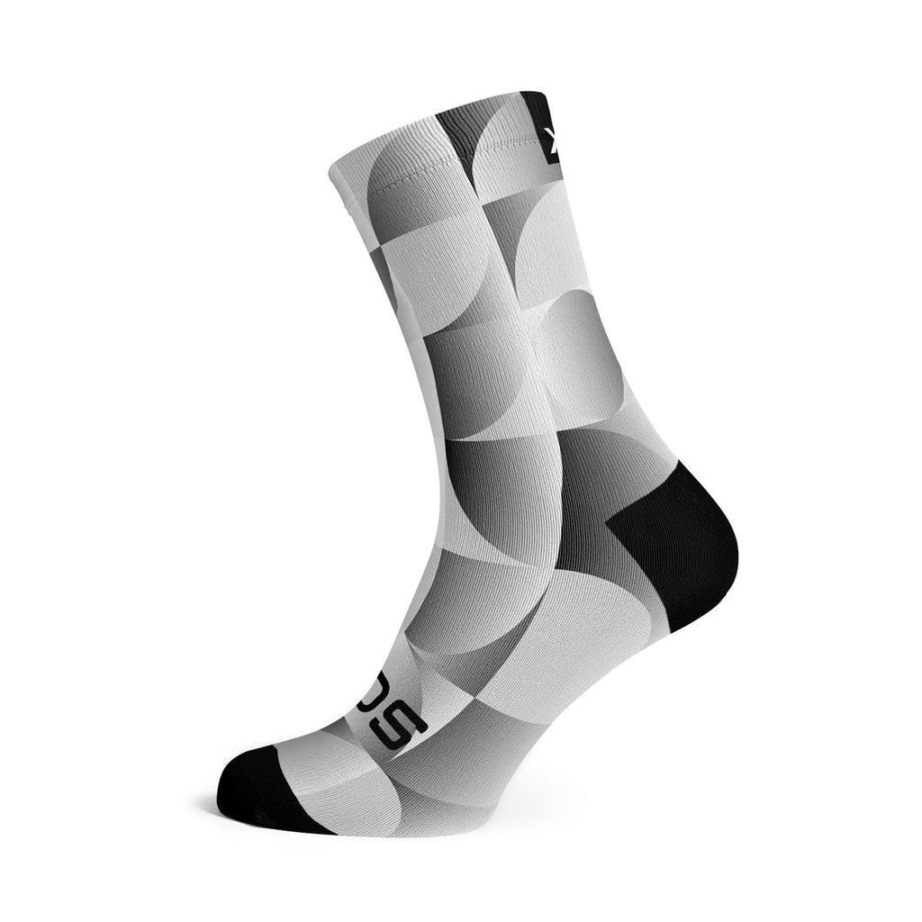 SOX Footwear Crew Bike Socks solid silver