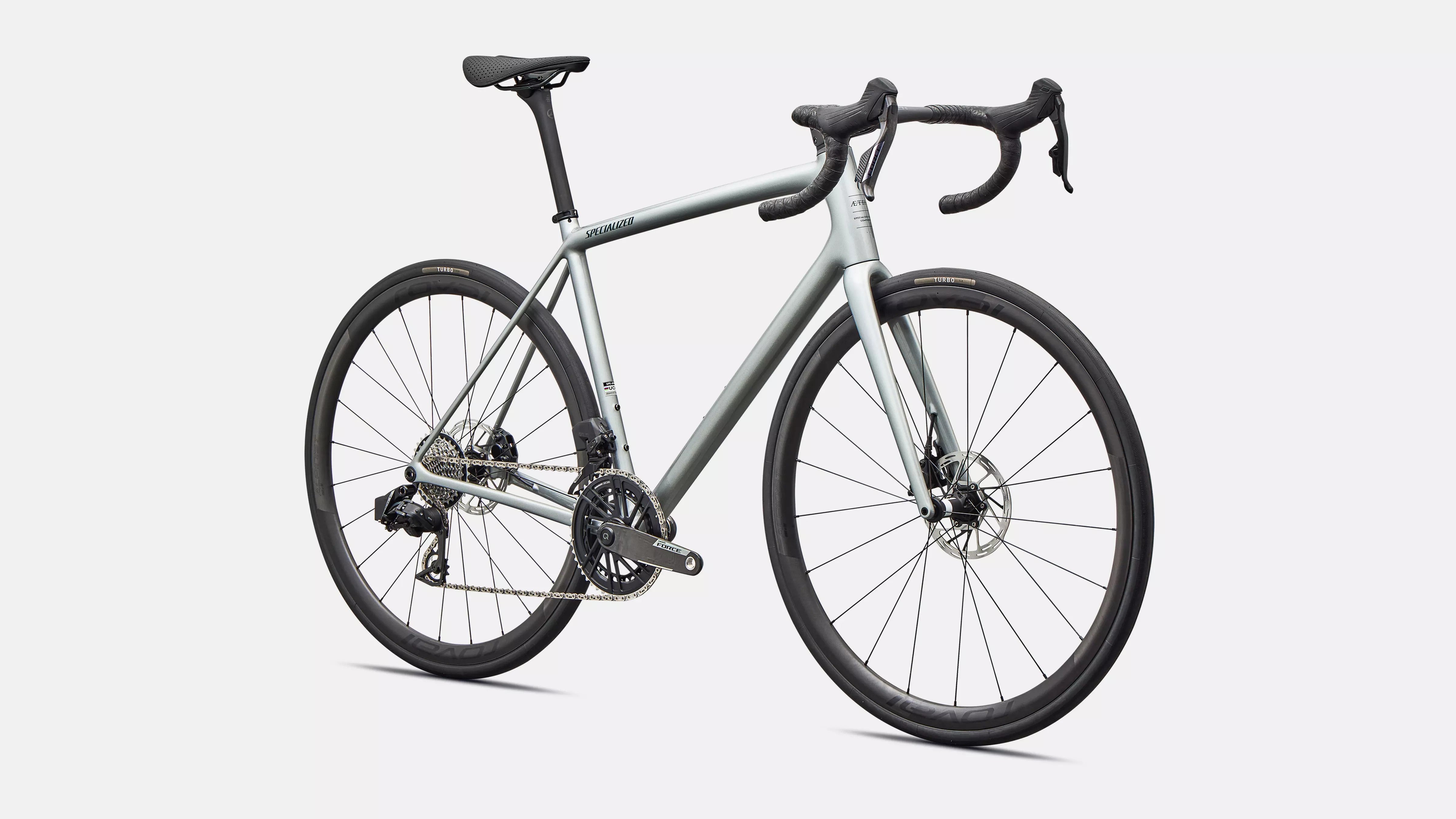 Specialized Aethos 2 Pro (SRAM) Performance Road Bike 2026 Gloss Shadow Silver