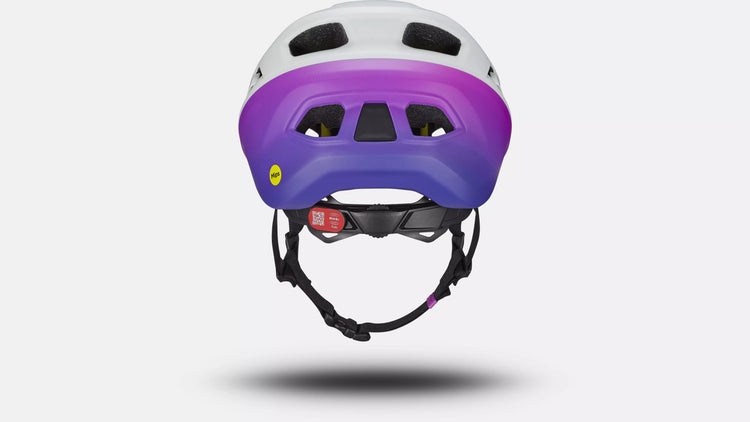 Specialized Camber MIPS Bike Helmet White Dune Purple Orchid