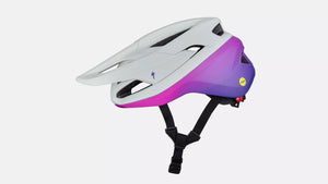 Specialized Camber MIPS Bike Helmet White Dune Purple Orchid