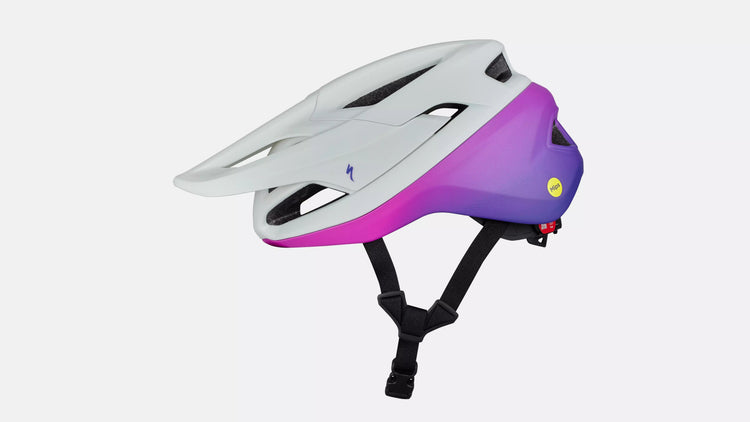 Specialized Camber MIPS Bike Helmet White Dune Purple Orchid