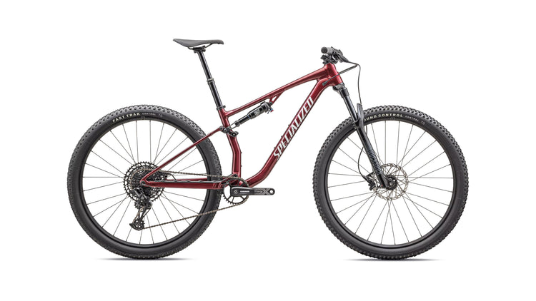 Specialized Chisel Full Suspension Mountain Bike 2025 Gloss Maroon/White