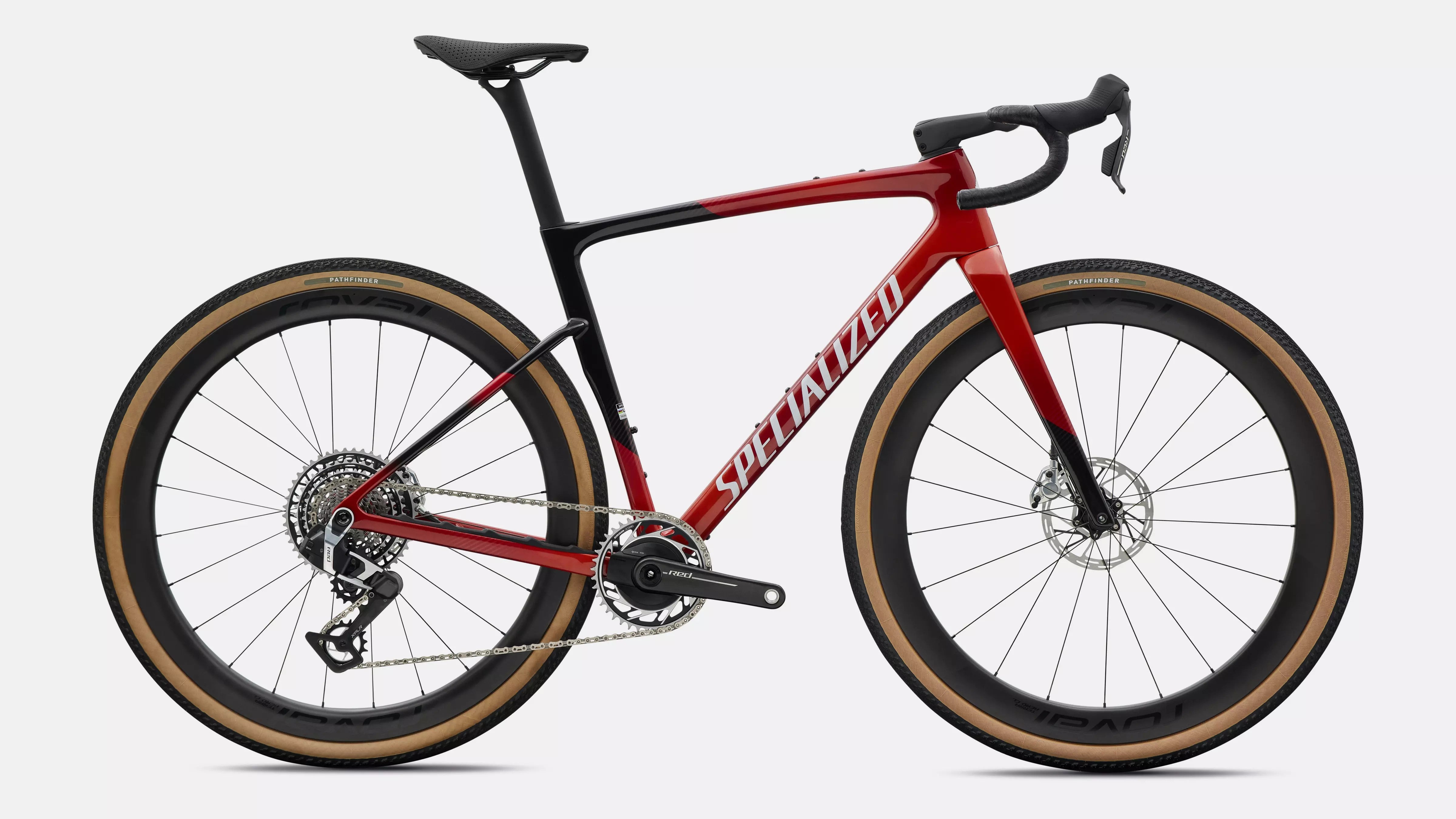 Specialized Crux 5 S-Level (SRAM Red XPLR) Gravel Bike 2027 Redwood Metallic/White