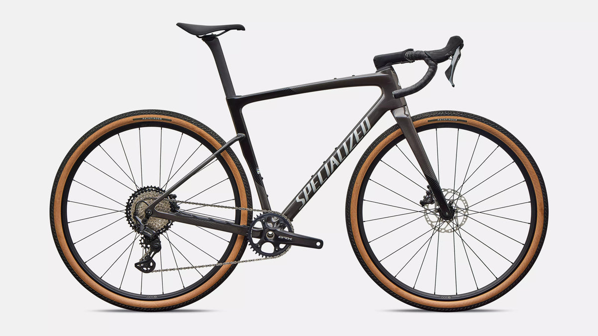 Specialized Crux 5 Sport (Shimano GRX 800) Gravel Bike 2027 Silver Pearl Smoke/Silver Dust