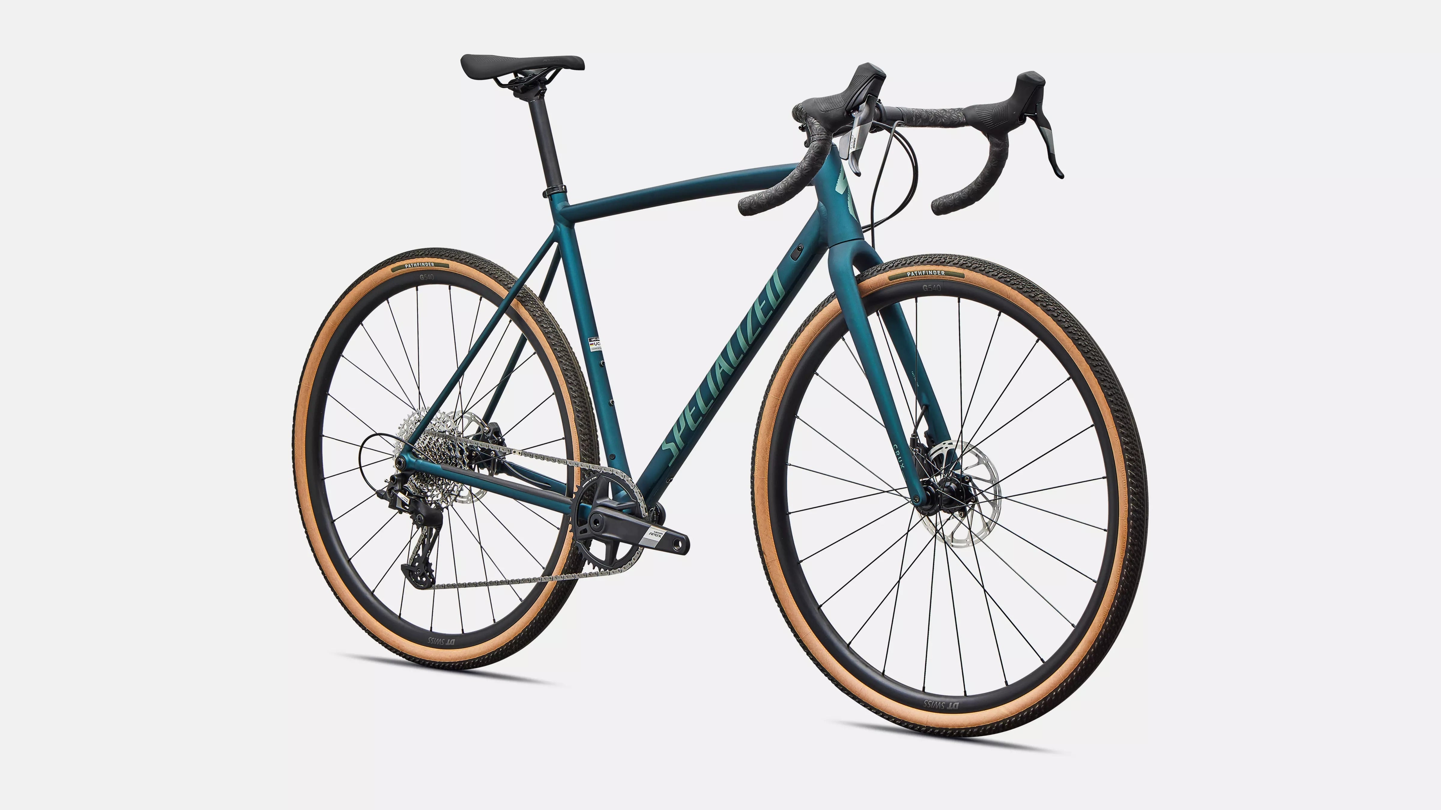 
Specialized Crux DSW Comp Gravel Bike 2026 Emerald Metallic/Fjord Metallic