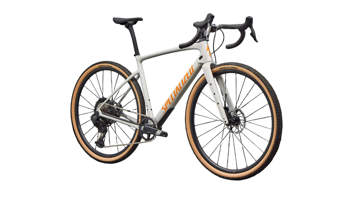 Specialized Diverge 4 Comp Carbon Performance Road Bike 2027 Dolomite Metallic/Orange Zest