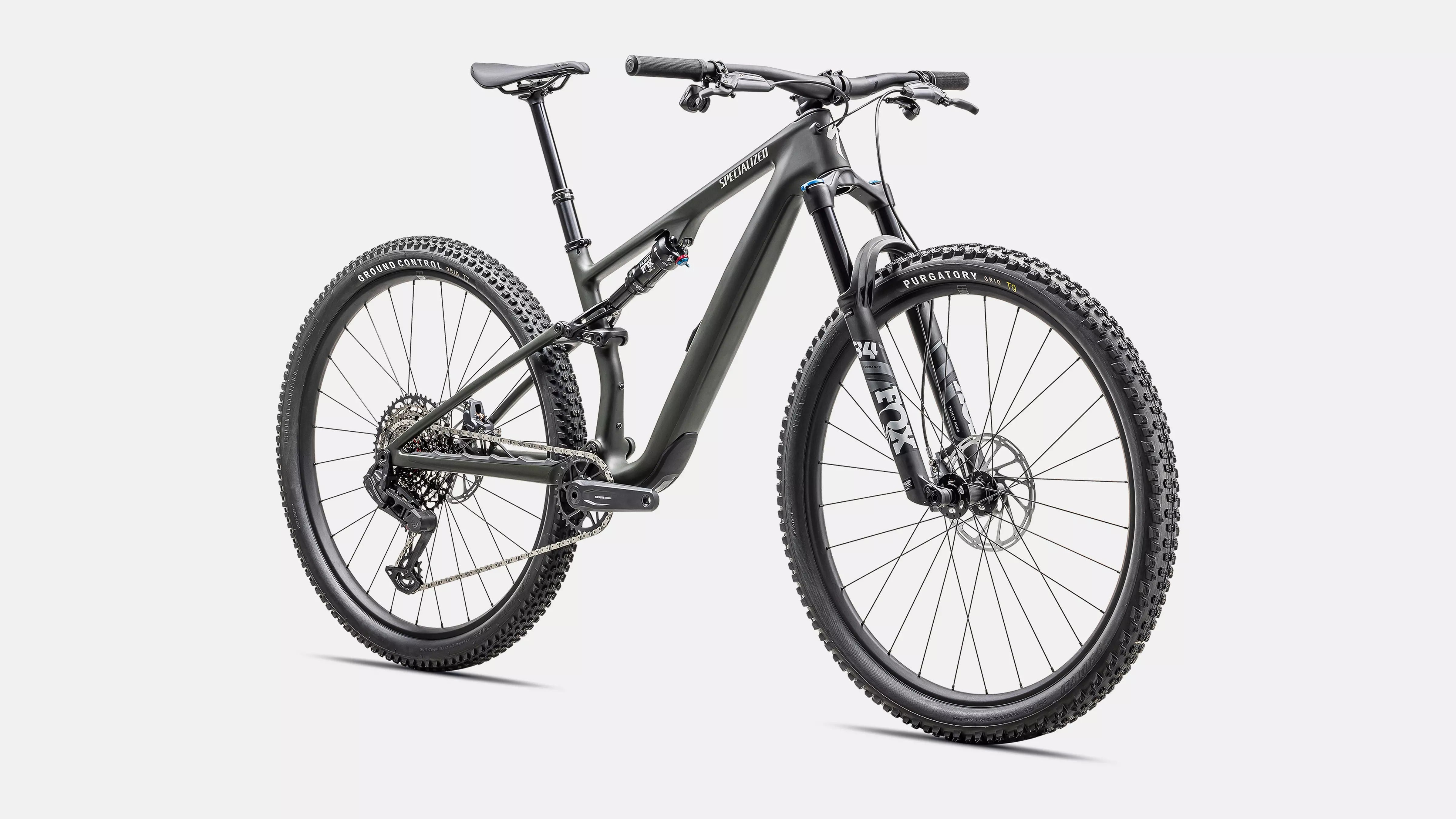 Specialized Epic 8 EVO Comp Full Suspension Bike 2026 Satin Dark Moss Green/Dune White