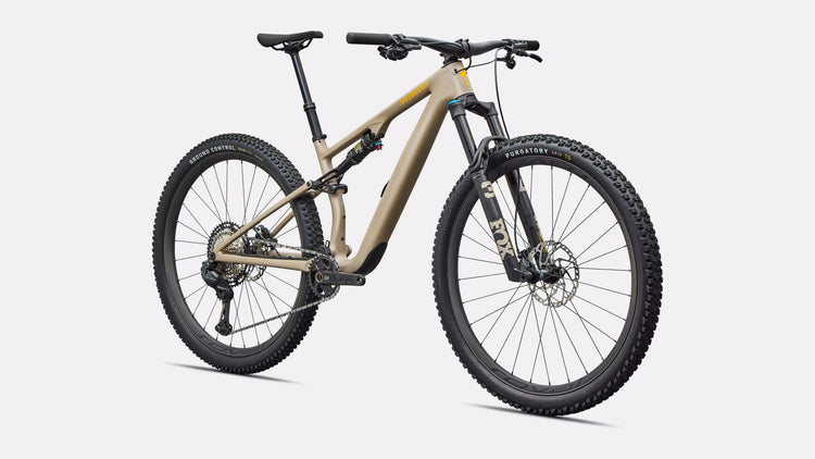 Specialized Epic 8 EVO Expert Di2 Full Suspension Bike 2026 Satin Sandstone Metallic/California Sunshine