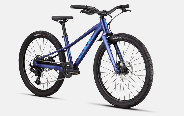 Specialized Riprock 24 Kids Bike 2027 Gloss Majesty Blue Metallic Sky Blue