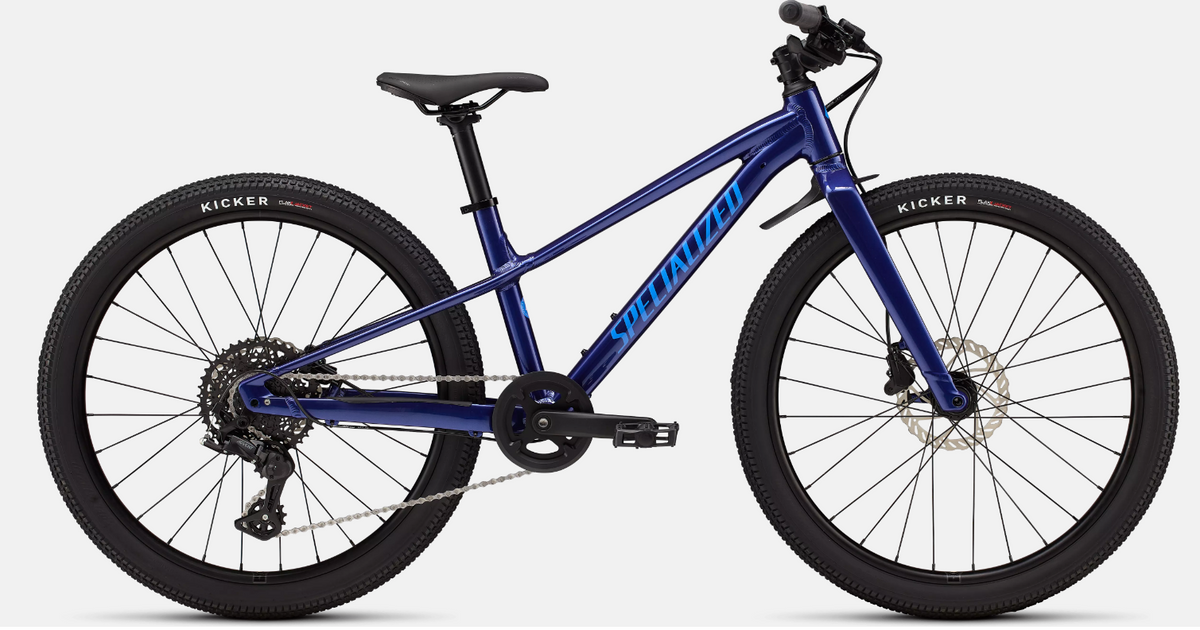 Specialized Riprock 24 Kids Bike 2027 Gloss Majesty Blue Metallic Sky Blue