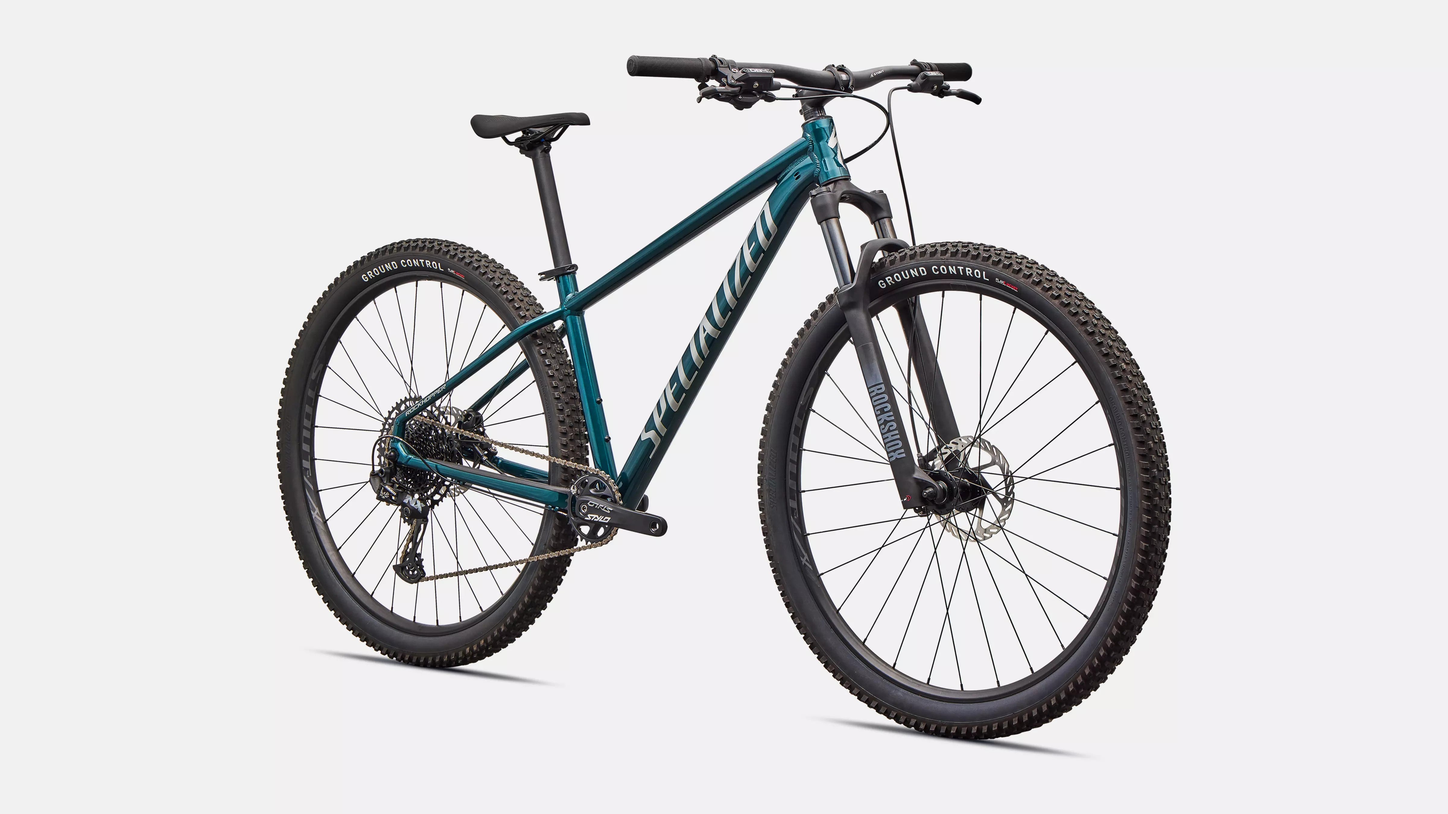 Specialized Rockhopper Expert Hardtail Mountain Bike 2026 29 Gloss Emerald Metallic/Shadow Silver 