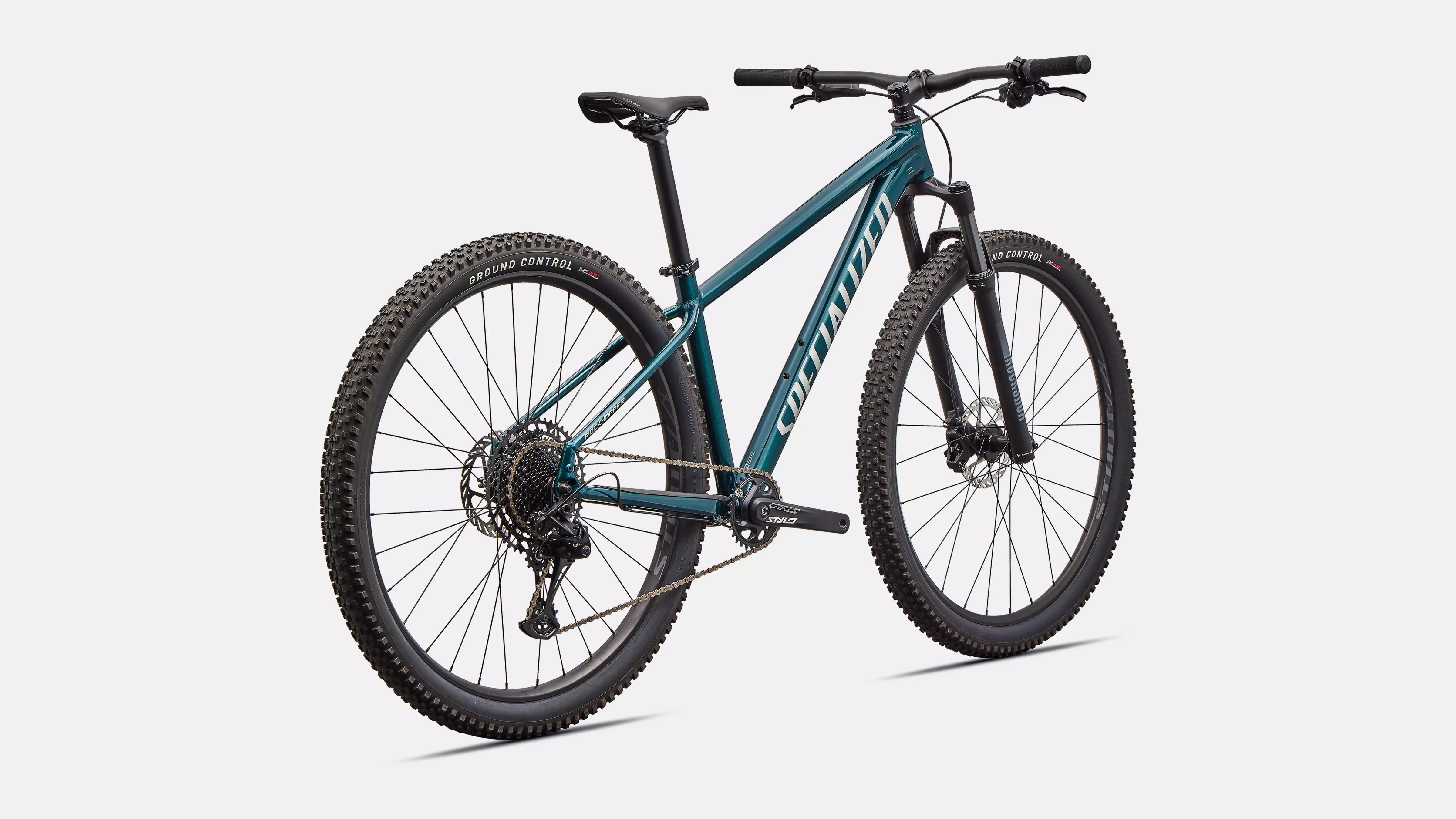 Specialized Rockhopper Expert Hardtail Mountain Bike 2026 29 Gloss Emerald Metallic/Shadow Silver 