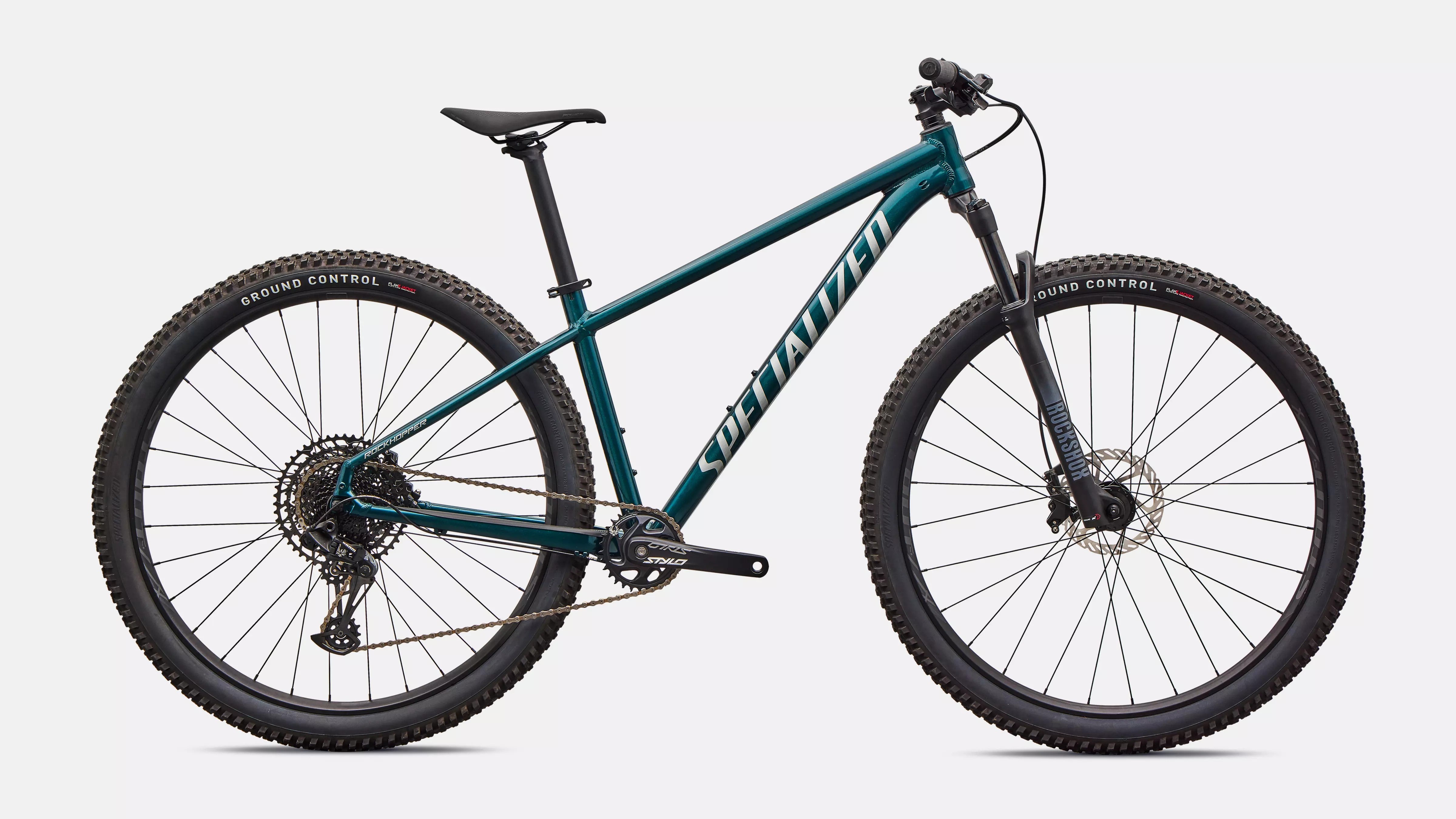 Specialized Rockhopper Expert Hardtail Mountain Bike 2026 29 Gloss Emerald Metallic/Shadow Silver 