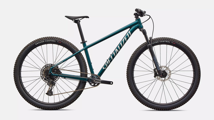 Specialized Rockhopper Expert Hardtail Mountain Bike 2026 29 Gloss Emerald Metallic/Shadow Silver 