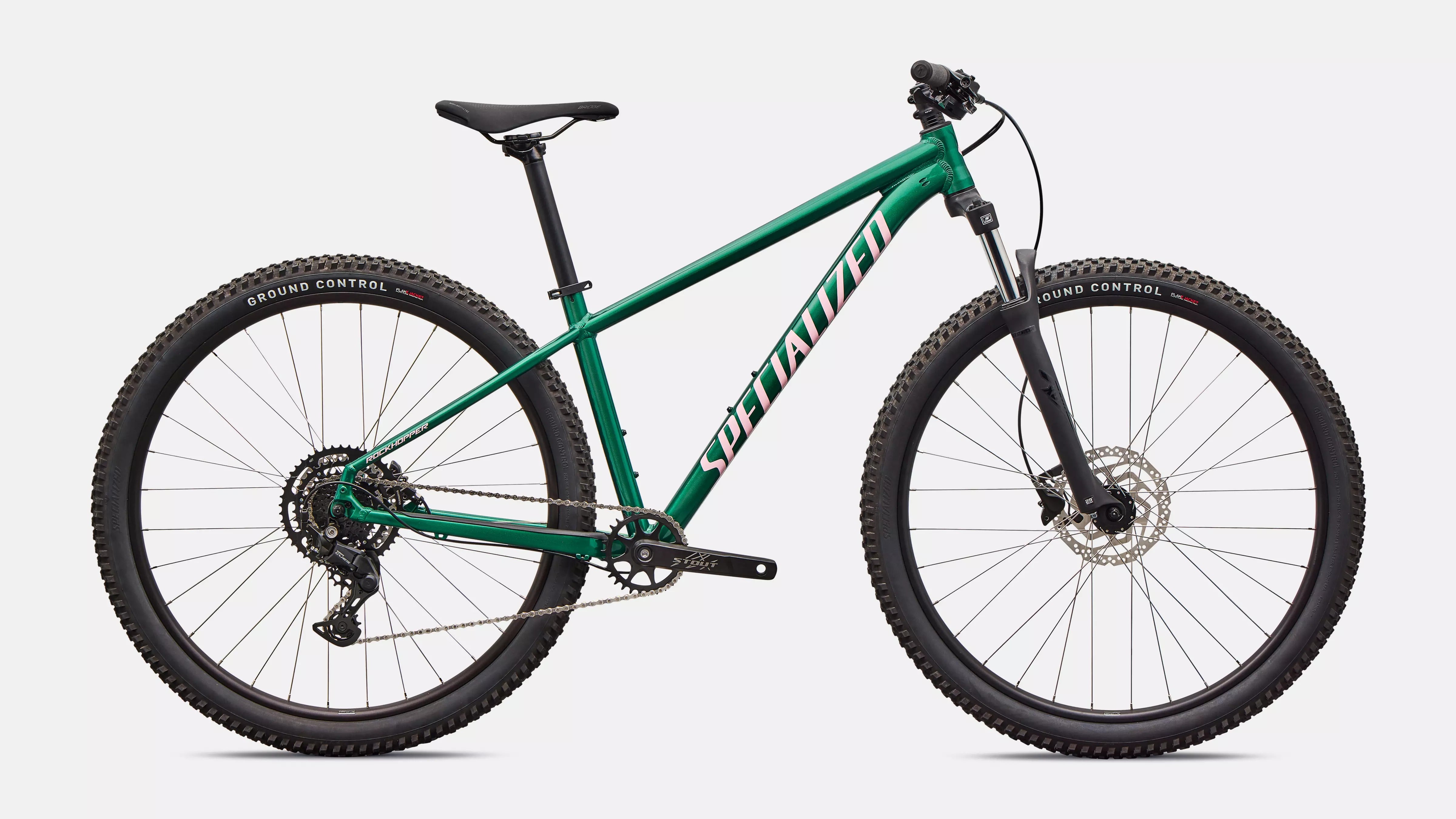 Specialized Rockhopper Sport Hardtail Mountain Bike 2026 27.5 Gloss Pine Green/Desert Rose 