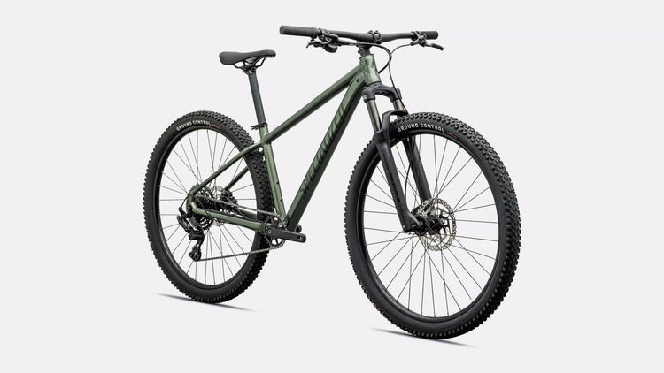 Specialized Rockhopper Sport Hardtail Mountain Bike 2027 27.5 Satin Bottle Green/Oak Green Metallic