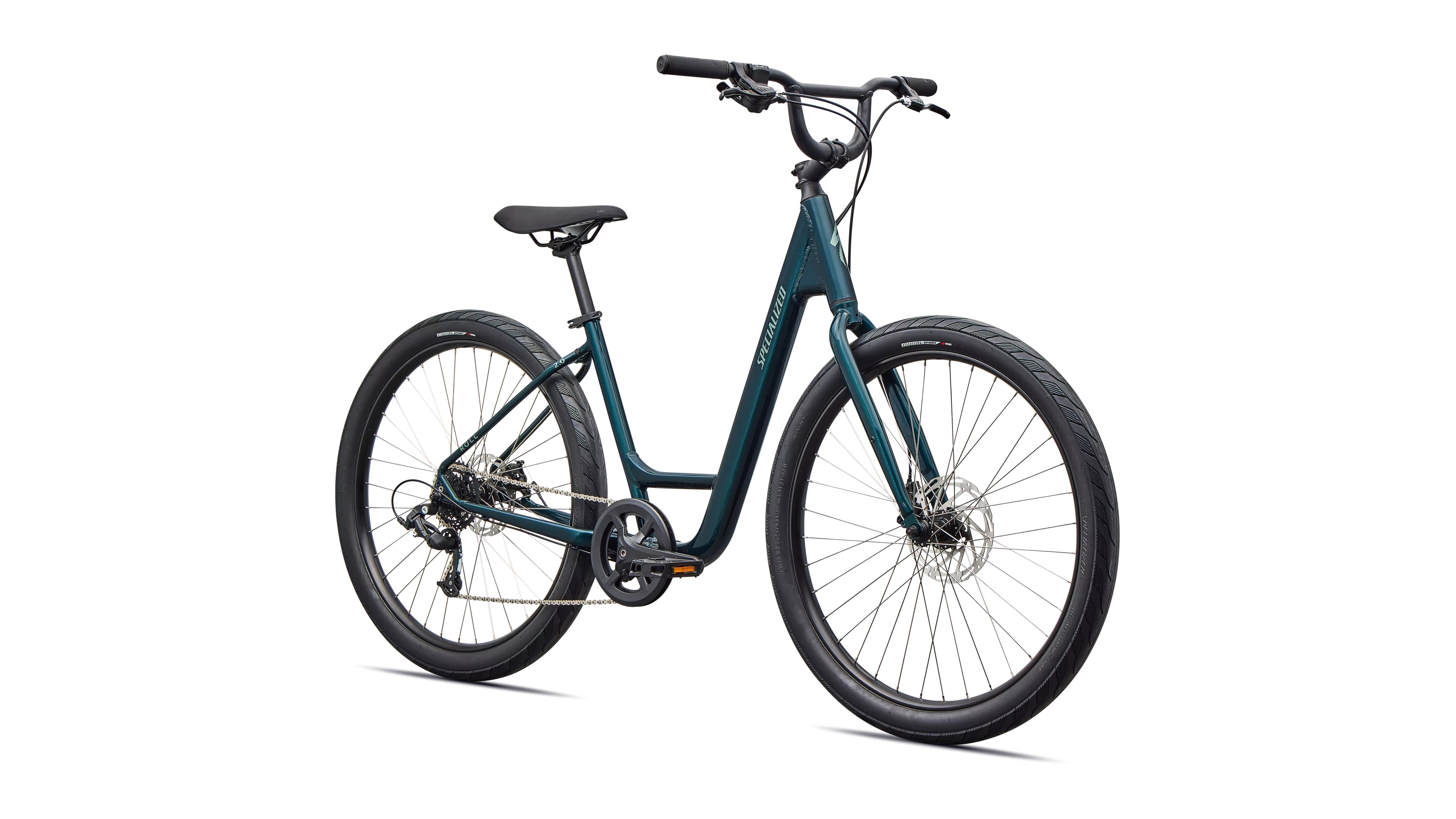 Specialized Roll 2.0 Low Entry Comfort Bike 2026 Gloss Emerald Metallic/Fjord Metallic 