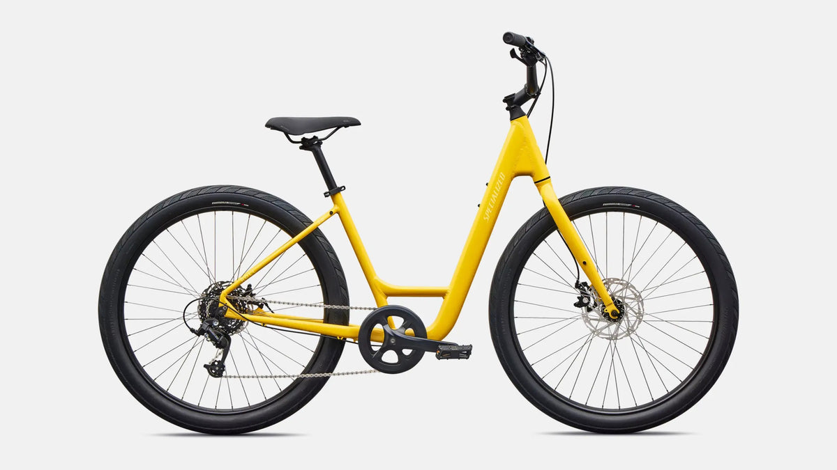 Specialized Roll 2.0 Low Entry Comfort Bike 2027 Gloss Brassy Yellow/Sunset Yellow 
