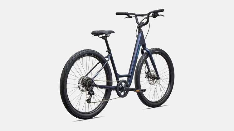 Specialized Roll 2.0 Low Entry Comfort Bike 2027 Gloss Metallic Deep Marine/Sky Blue