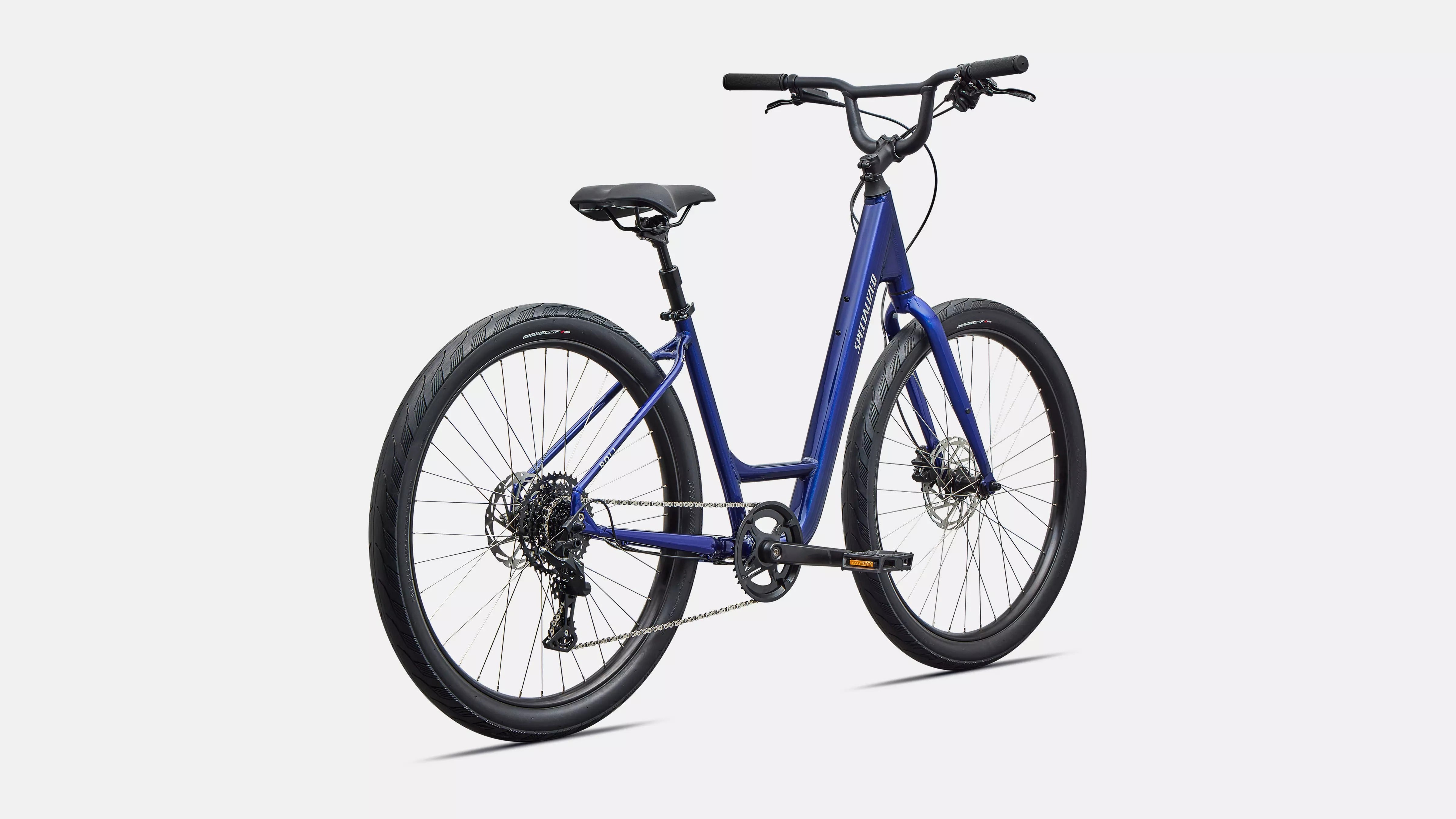 Specialized Roll 3.0 Low Entry Comfort Bike 2026 Gloss Majesty Blue/Dolomite Metallic 