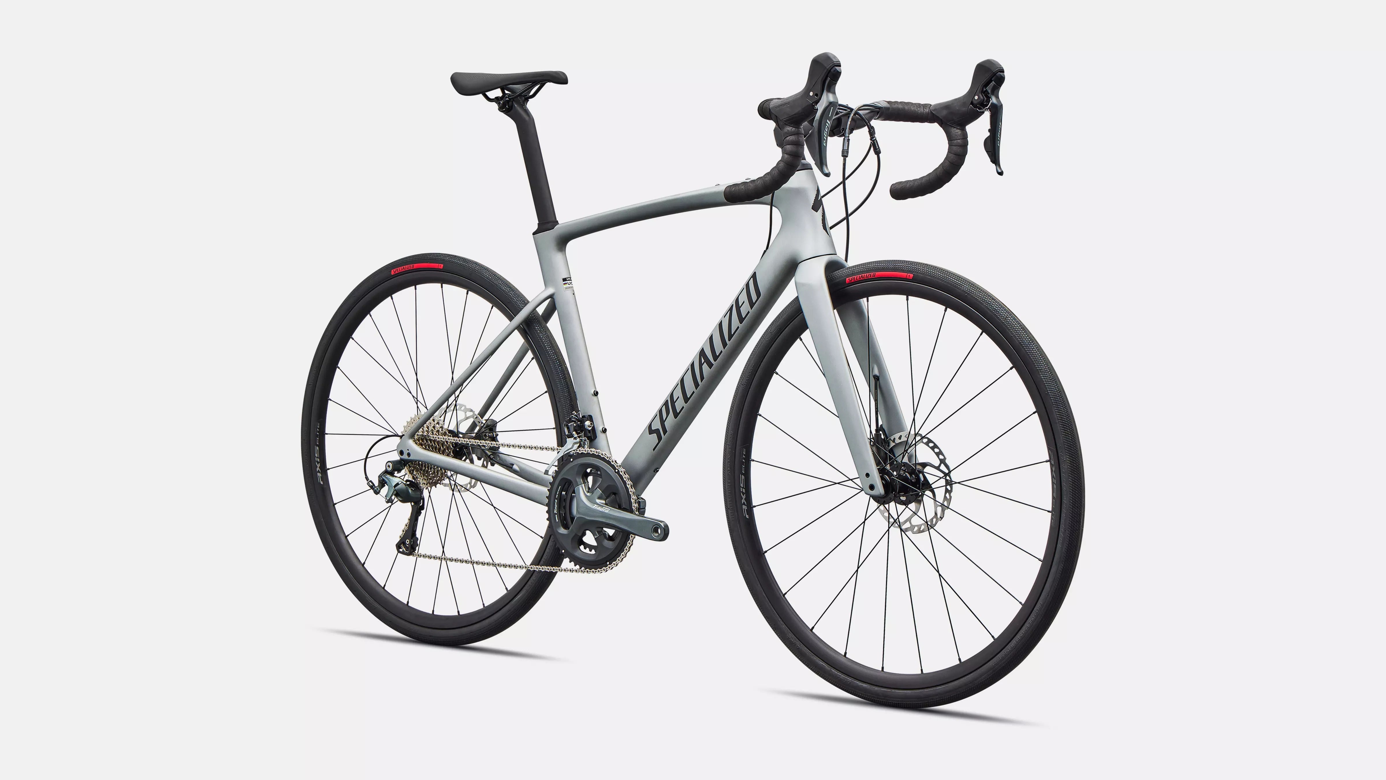 Specialized Roubaix SL8 Base Performance Road Bike 2026 Satin Shadow Silver/Black