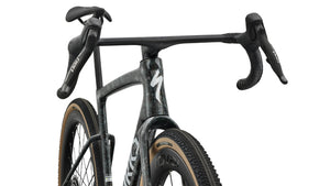 Specialized S-Works Crux 5 (SRAM Red XPLR) Gravel Bike 2027 Fjord Gold Sandstone Blurred Impasto/Gloss Flake Silver