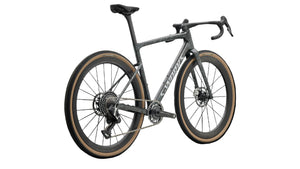 Specialized S-Works Crux 5 (SRAM Red XPLR) Gravel Bike 2027 Fjord Gold Sandstone Blurred Impasto/Gloss Flake Silver
